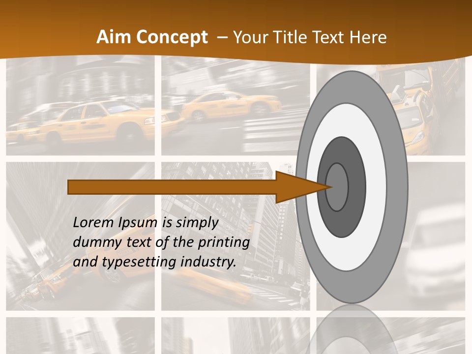 Manhattan Unis Symbole PowerPoint Template