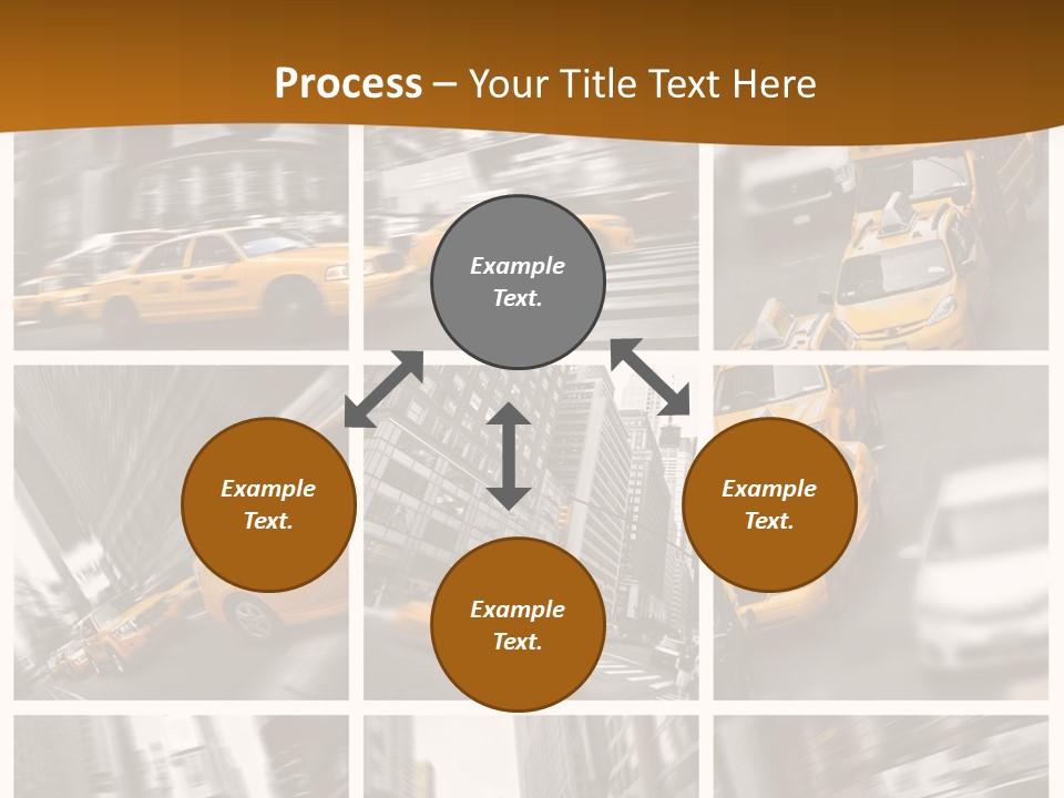 Manhattan Unis Symbole PowerPoint Template