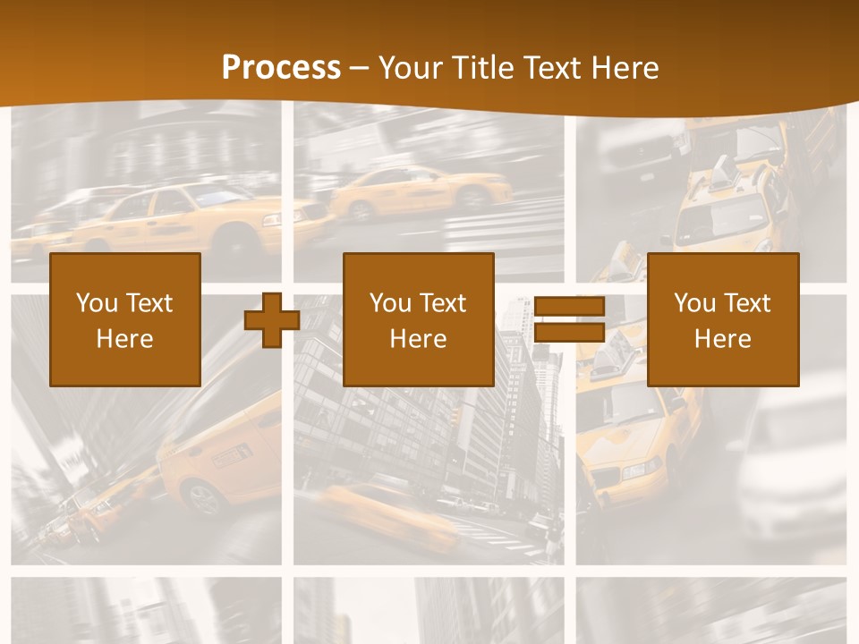 Manhattan Unis Symbole PowerPoint Template