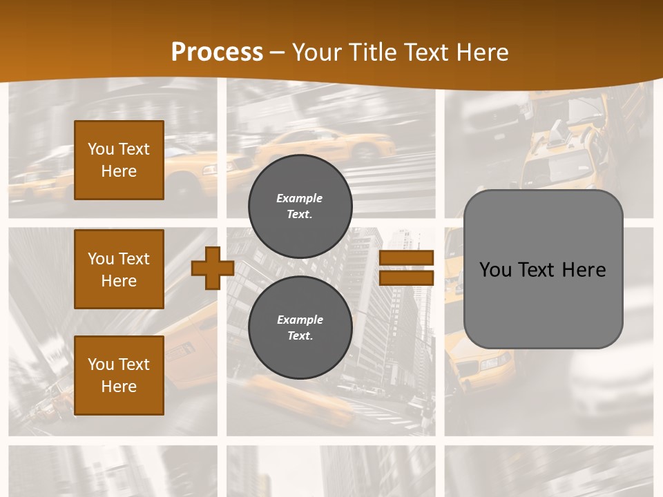 Manhattan Unis Symbole PowerPoint Template