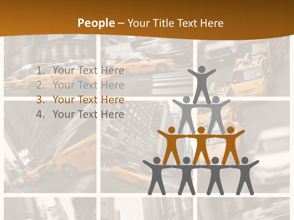 Manhattan Unis Symbole PowerPoint Template