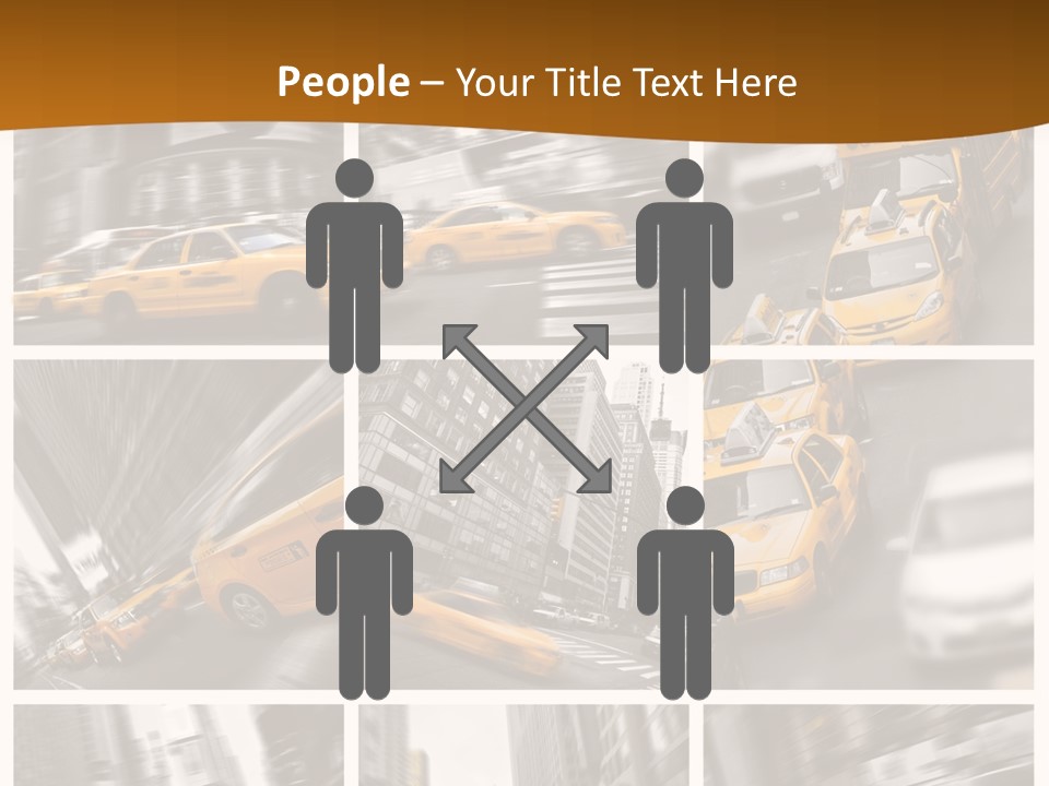 Manhattan Unis Symbole PowerPoint Template