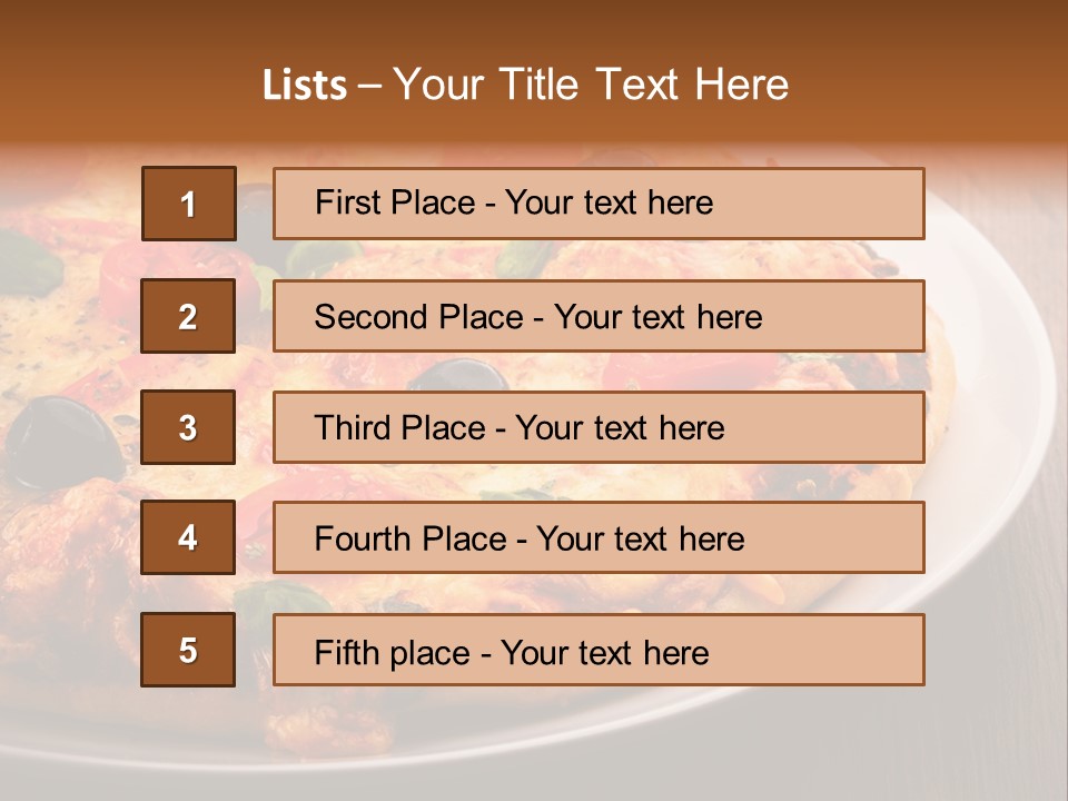 Horizontal Onion Fast PowerPoint Template