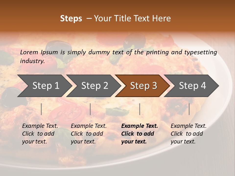 Horizontal Onion Fast PowerPoint Template