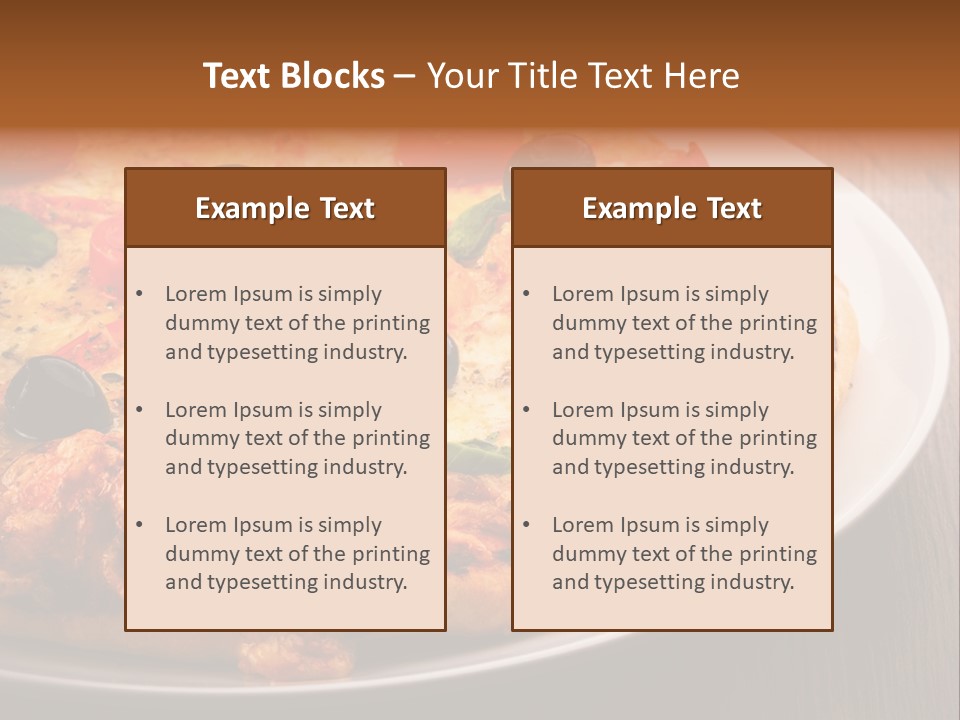 Horizontal Onion Fast PowerPoint Template