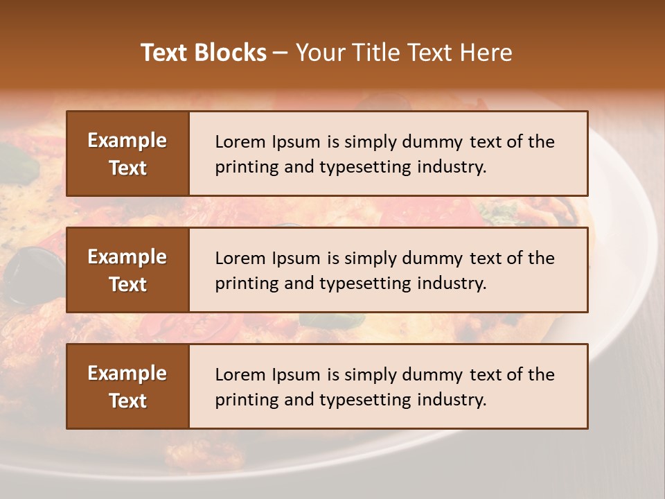 Horizontal Onion Fast PowerPoint Template