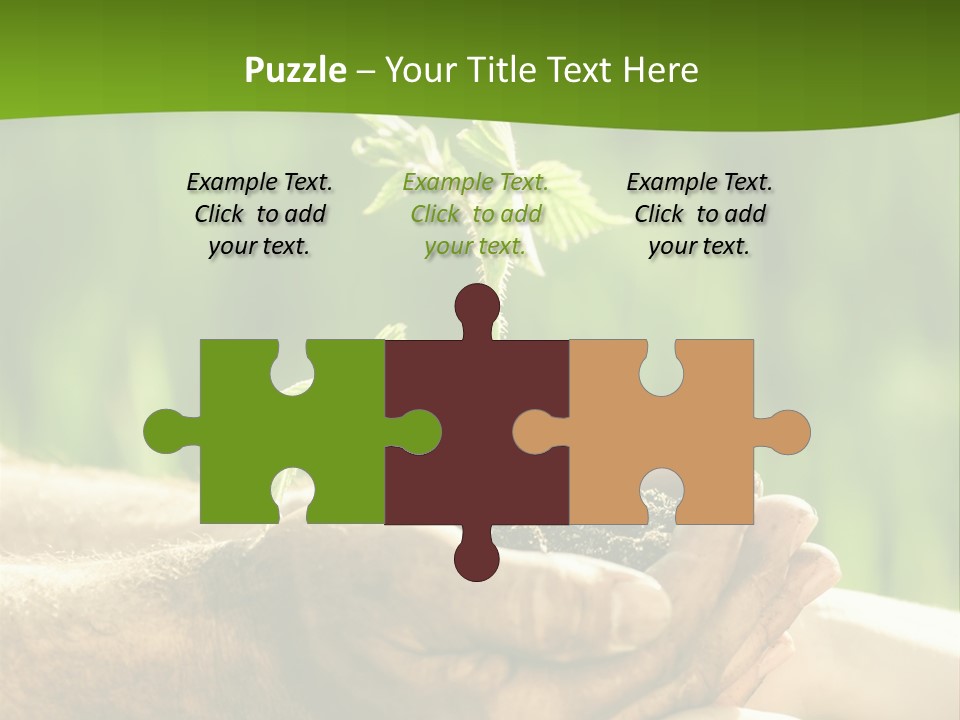 Spring Close Up Blur PowerPoint Template