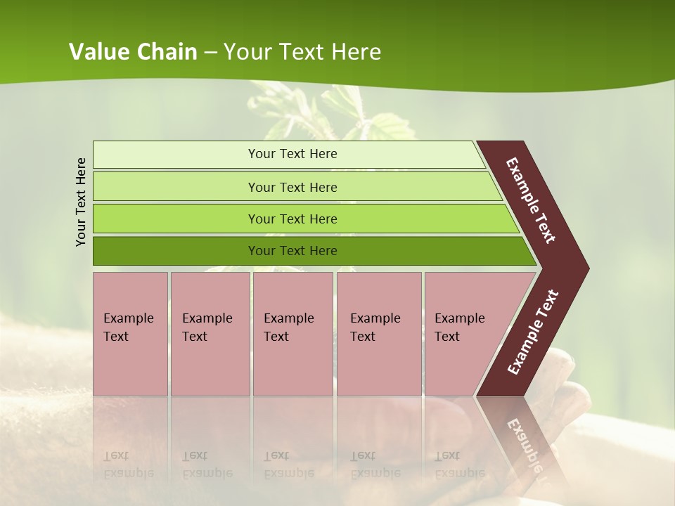 Spring Close Up Blur PowerPoint Template