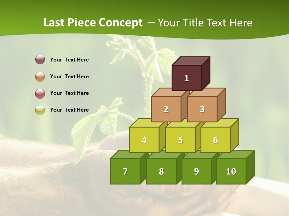 Spring Close Up Blur PowerPoint Template