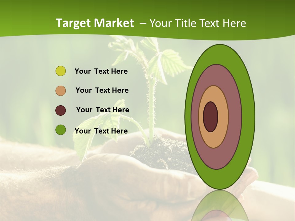 Spring Close Up Blur PowerPoint Template