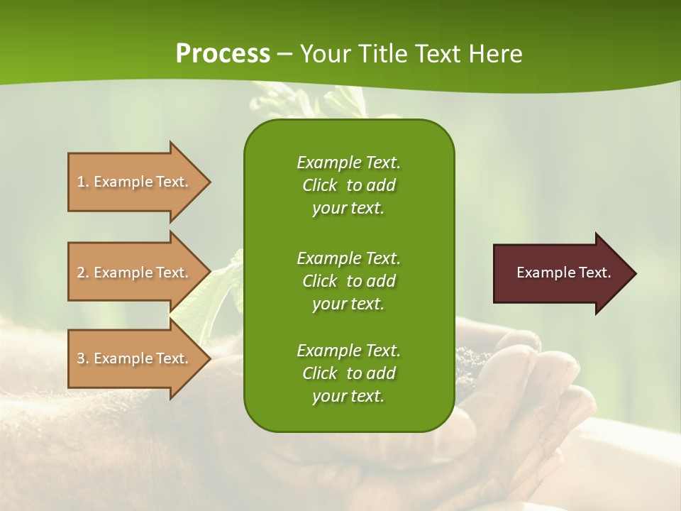 Spring Close Up Blur PowerPoint Template