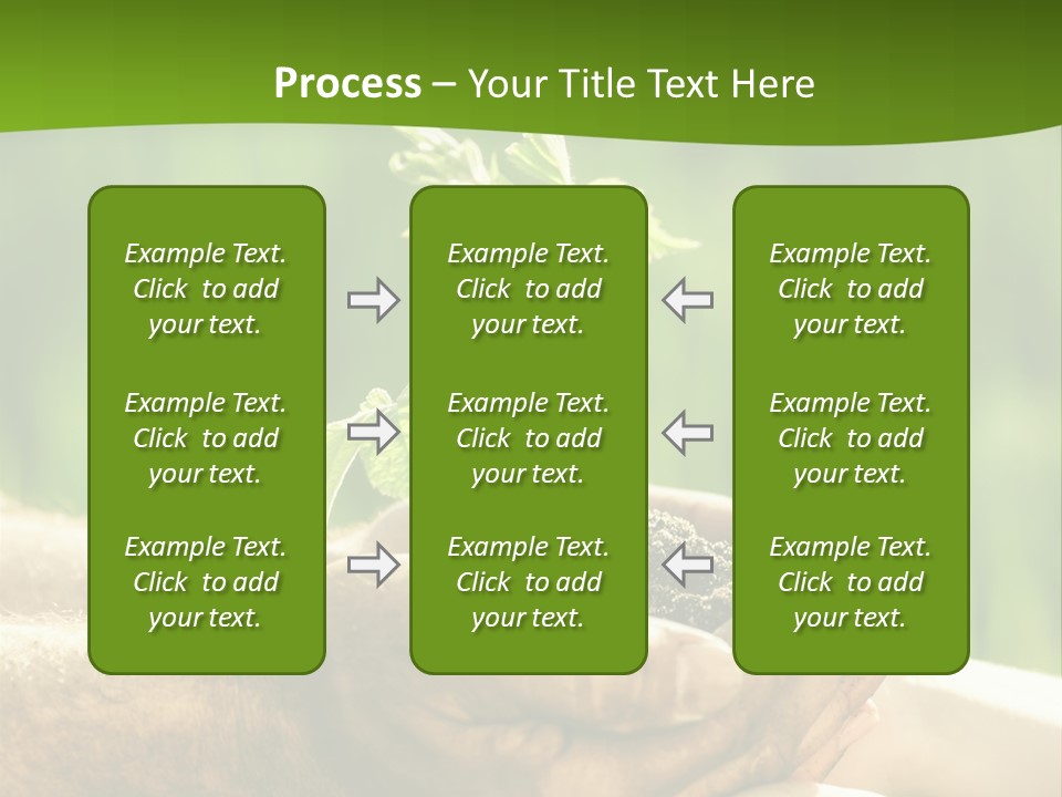 Spring Close Up Blur PowerPoint Template