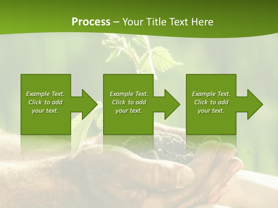 Spring Close Up Blur PowerPoint Template