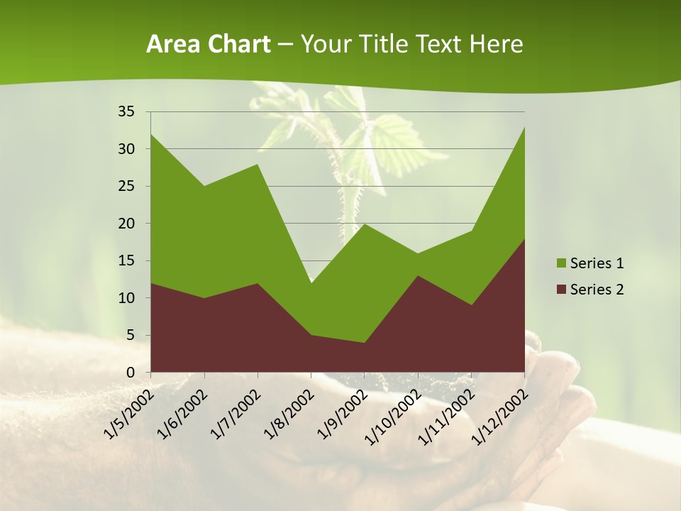 Spring Close Up Blur PowerPoint Template