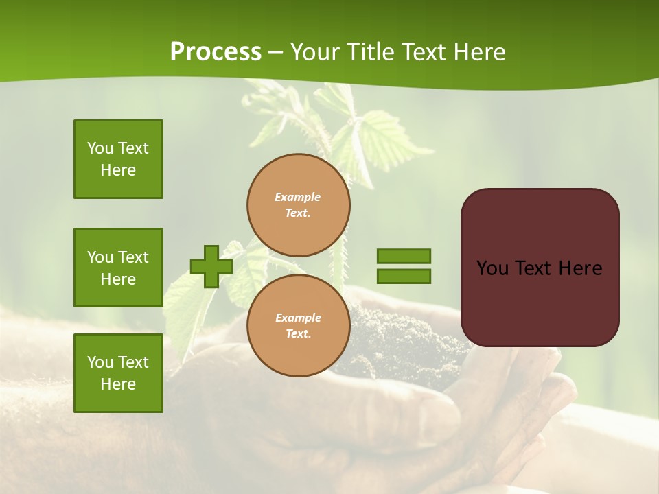 Spring Close Up Blur PowerPoint Template