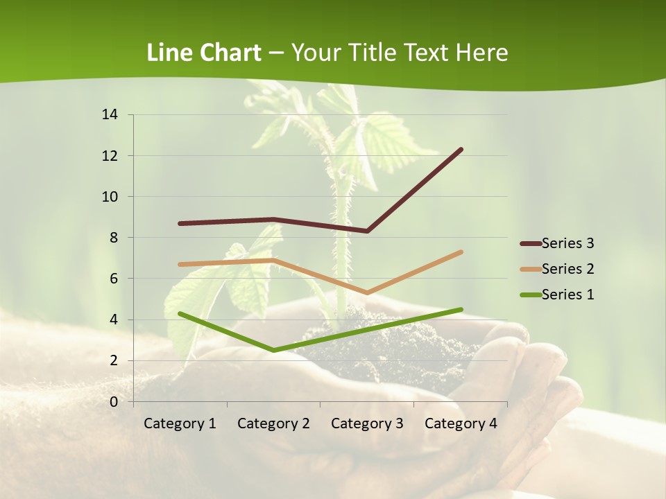 Spring Close Up Blur PowerPoint Template
