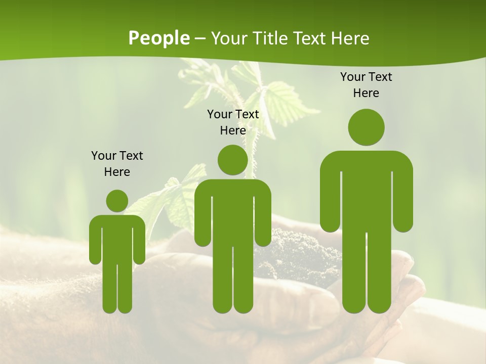 Spring Close Up Blur PowerPoint Template