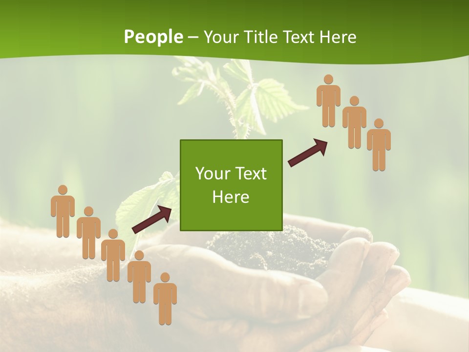 Spring Close Up Blur PowerPoint Template