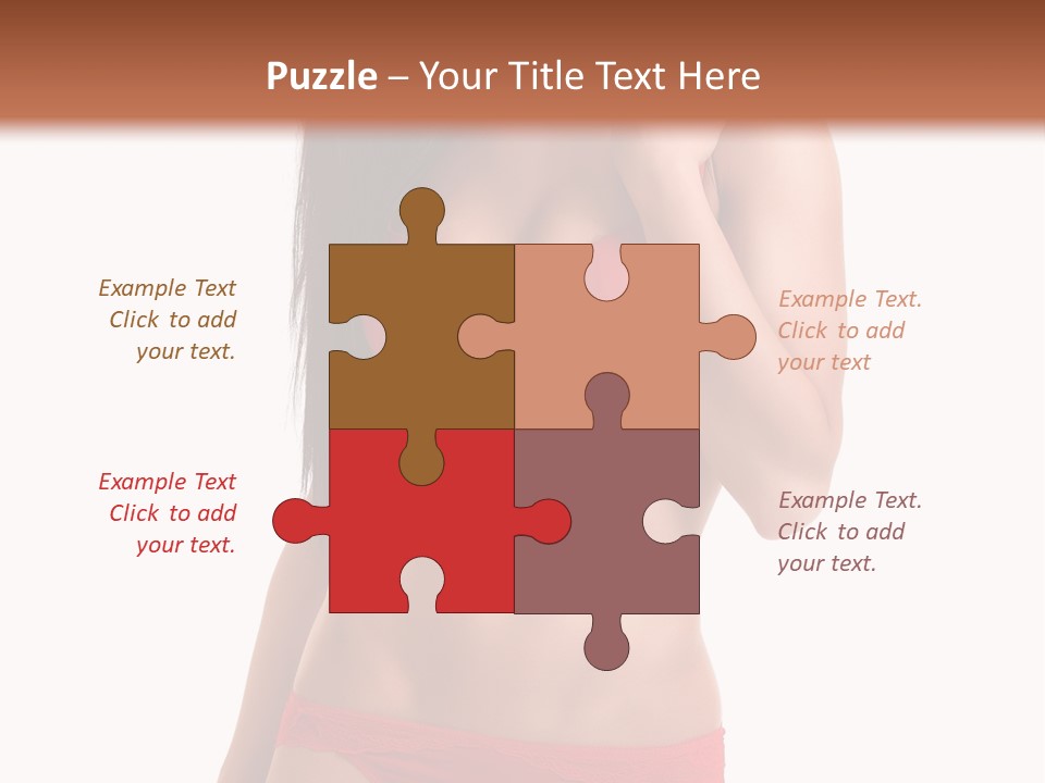 Figure Skinny Red PowerPoint Template