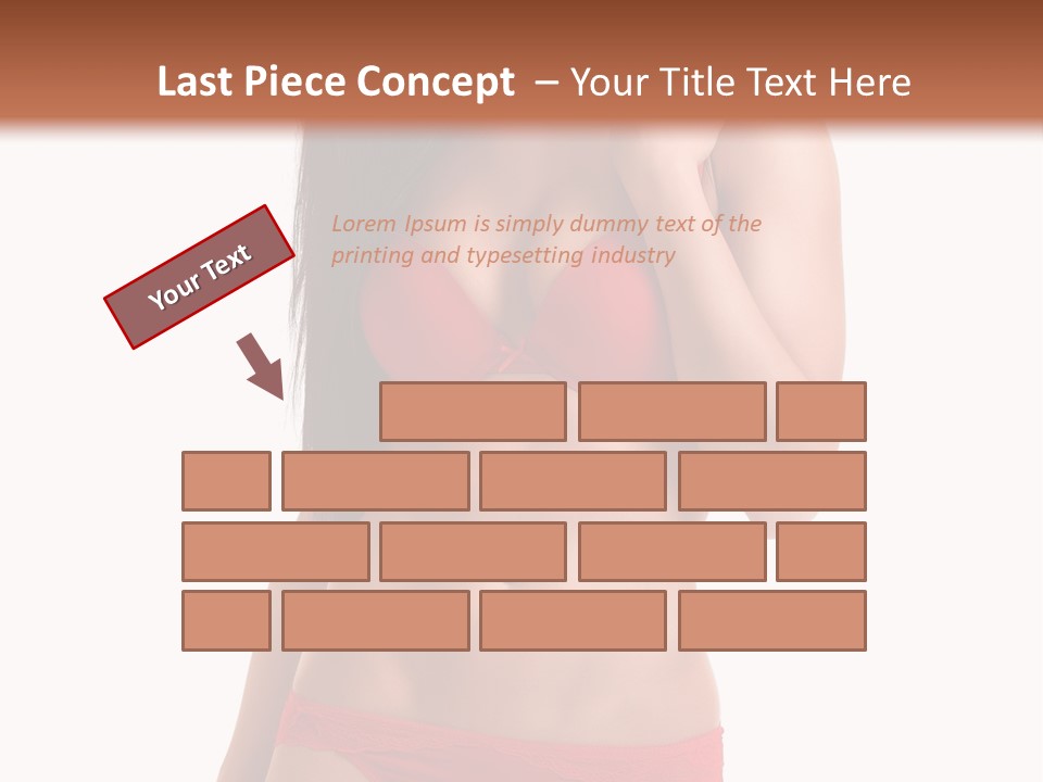Figure Skinny Red PowerPoint Template