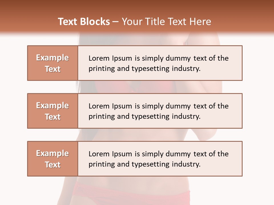 Figure Skinny Red PowerPoint Template