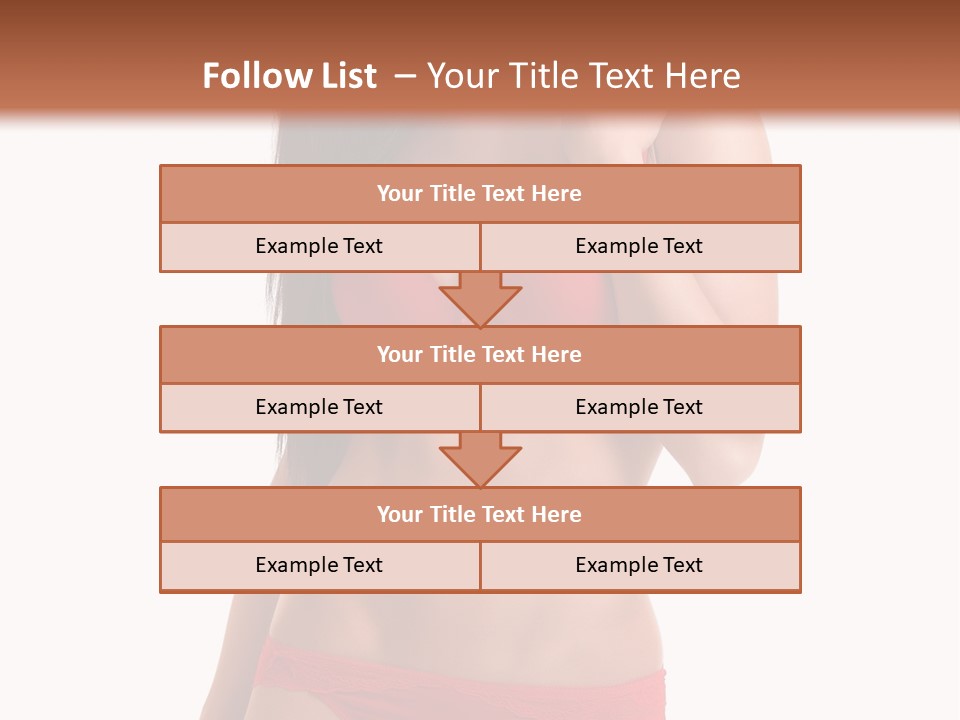 Figure Skinny Red PowerPoint Template