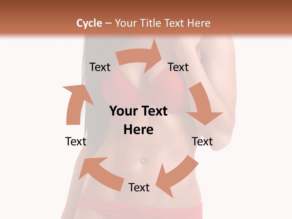 Figure Skinny Red PowerPoint Template