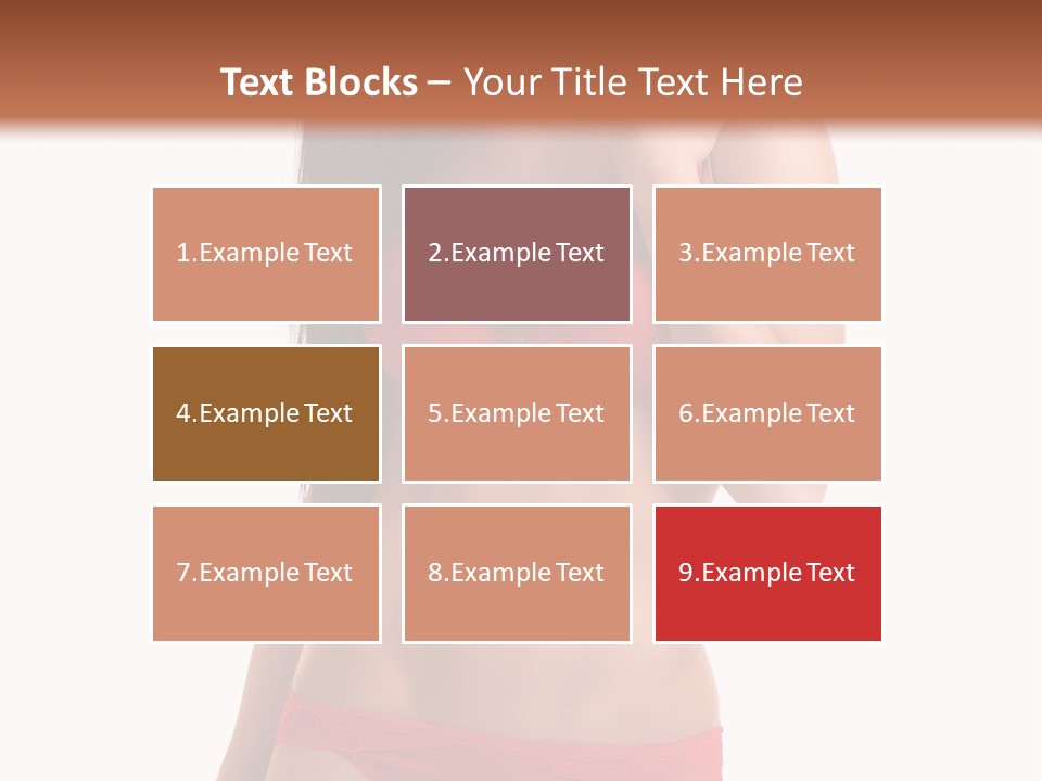 Figure Skinny Red PowerPoint Template