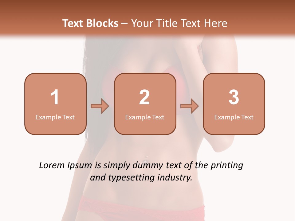 Figure Skinny Red PowerPoint Template