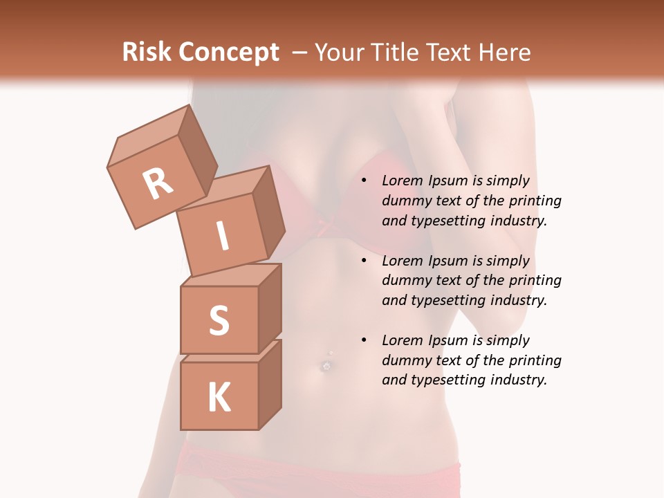 Figure Skinny Red PowerPoint Template