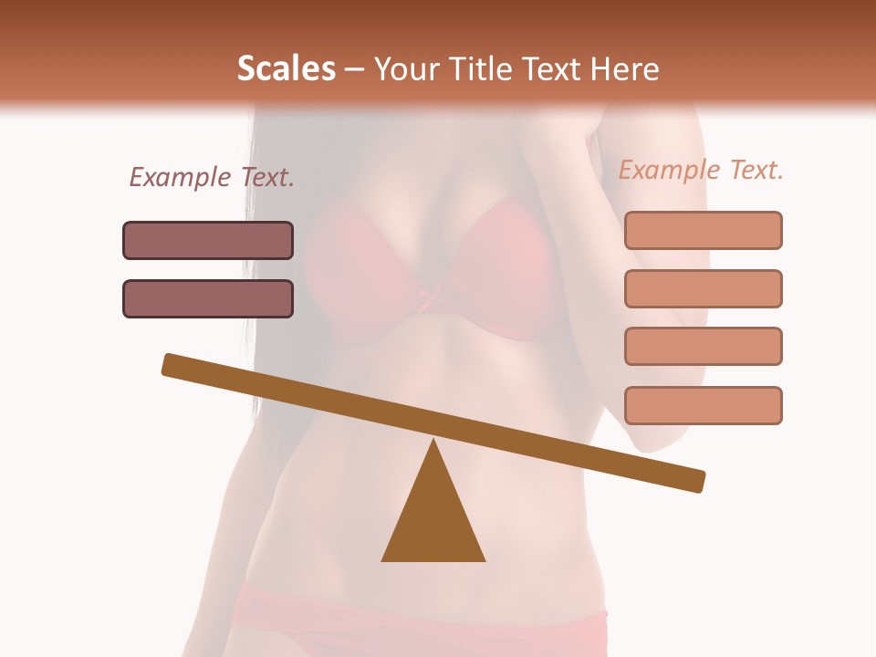 Figure Skinny Red PowerPoint Template