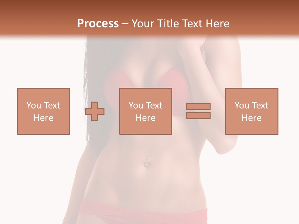 Figure Skinny Red PowerPoint Template