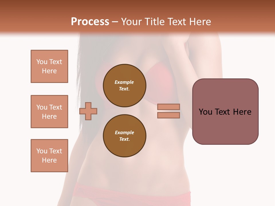Figure Skinny Red PowerPoint Template