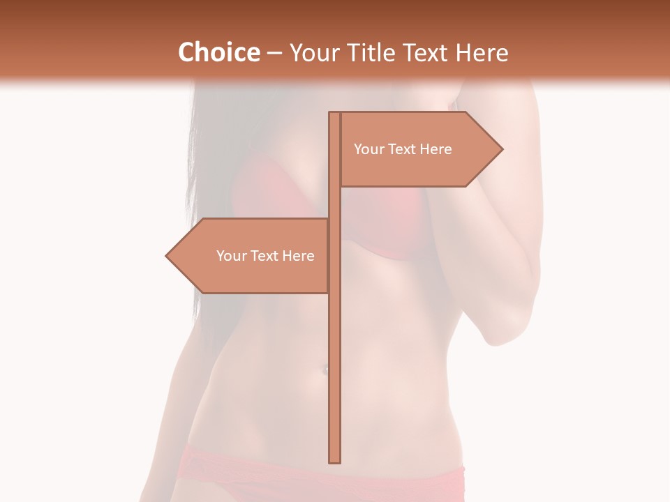 Figure Skinny Red PowerPoint Template
