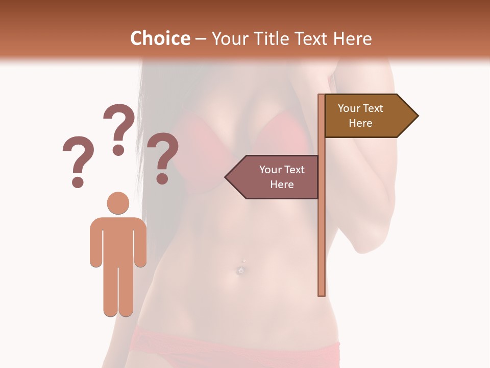 Figure Skinny Red PowerPoint Template