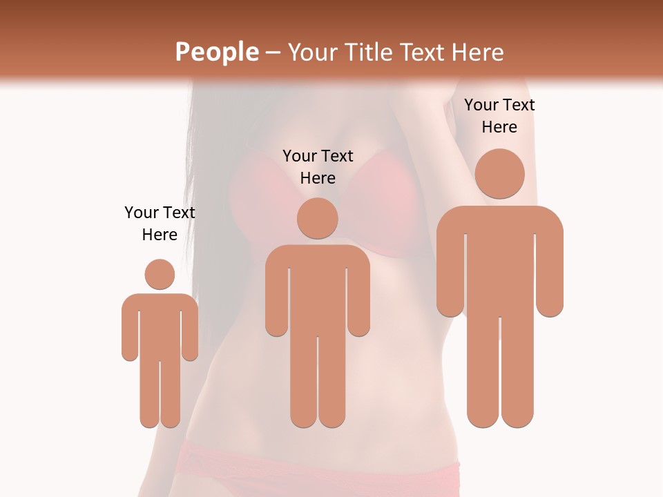 Figure Skinny Red PowerPoint Template