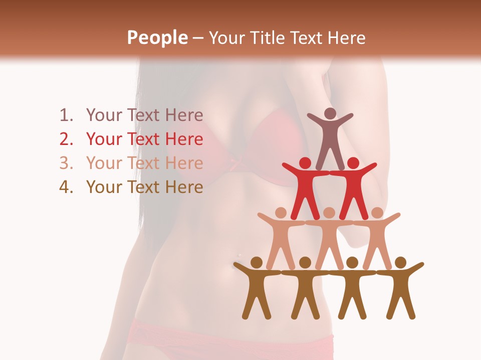 Figure Skinny Red PowerPoint Template