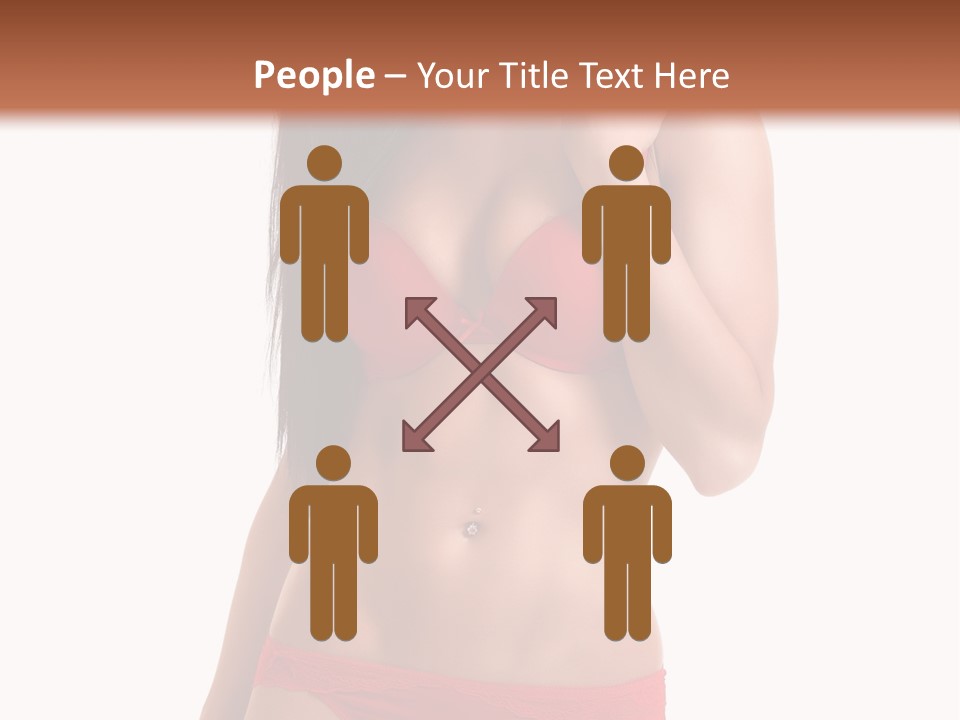 Figure Skinny Red PowerPoint Template