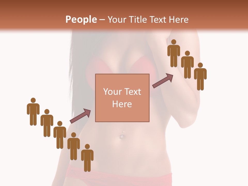 Figure Skinny Red PowerPoint Template