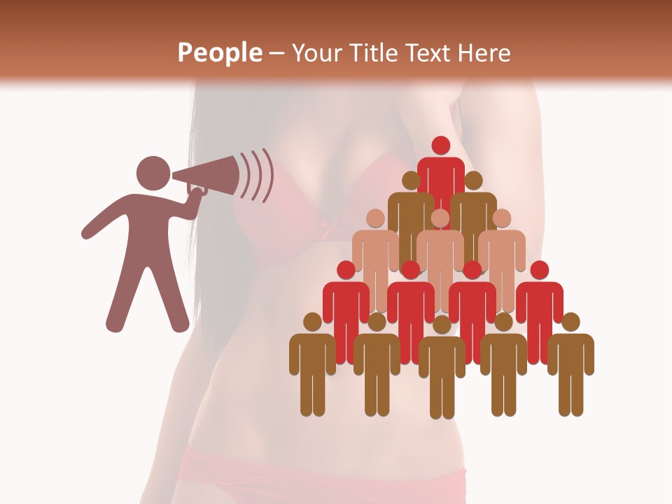 Figure Skinny Red PowerPoint Template