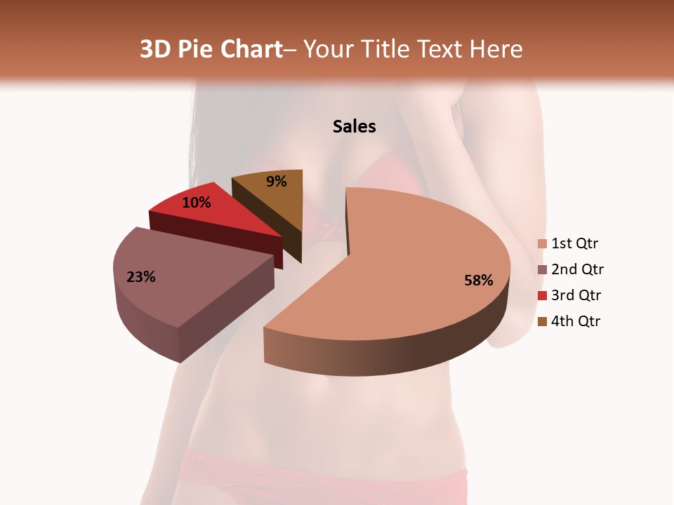 Figure Skinny Red PowerPoint Template