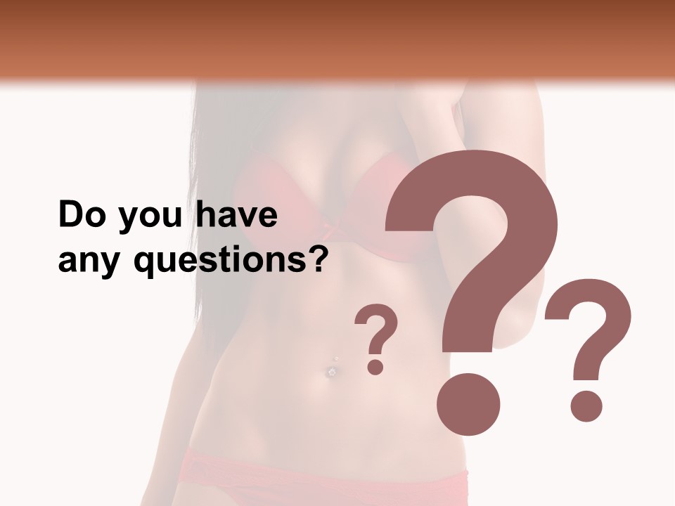 Figure Skinny Red PowerPoint Template