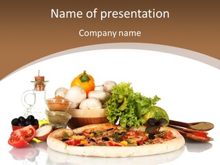 Cheese Hungry Melted PowerPoint Template