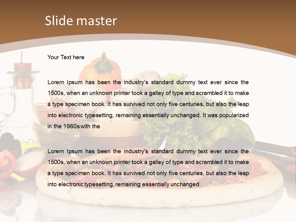 Cheese Hungry Melted PowerPoint Template