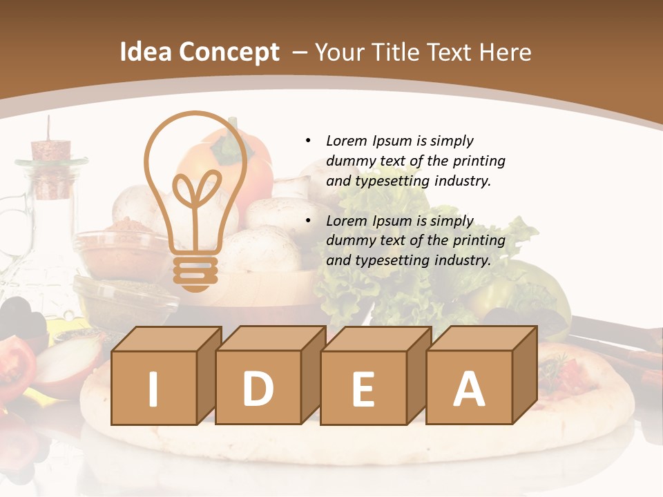 Cheese Hungry Melted PowerPoint Template