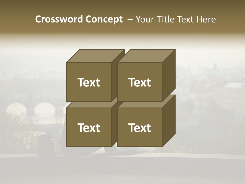 Solitude Bridge Sullen PowerPoint Template