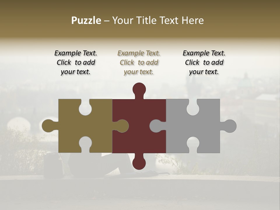 Solitude Bridge Sullen PowerPoint Template