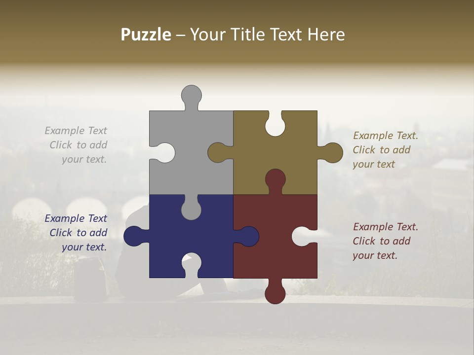 Solitude Bridge Sullen PowerPoint Template