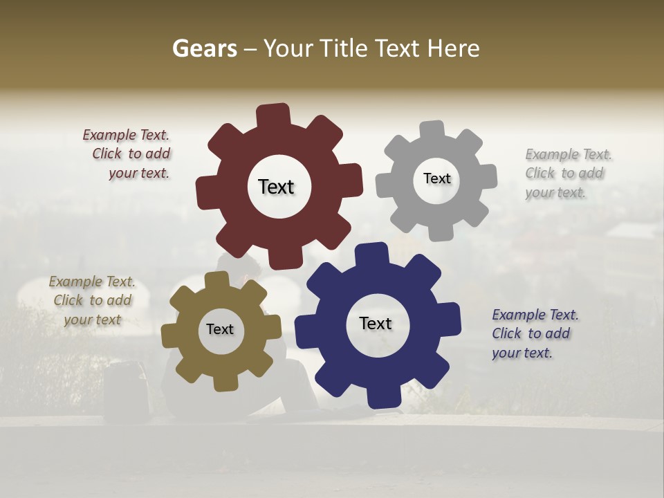 Solitude Bridge Sullen PowerPoint Template