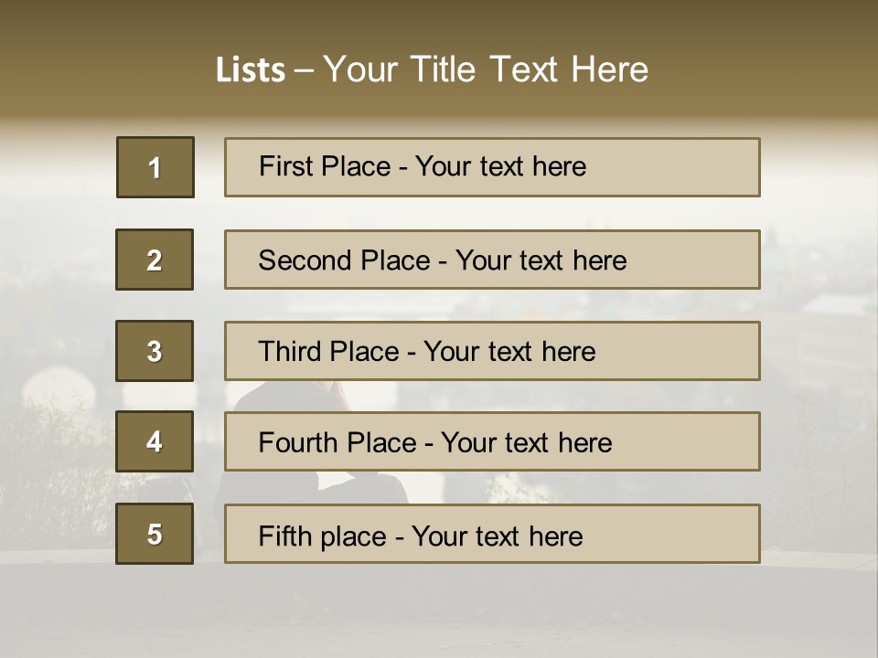 Solitude Bridge Sullen PowerPoint Template